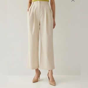 NEW WITH TAGS - Love, Bonito Zilla Linen Straight Leg Pants